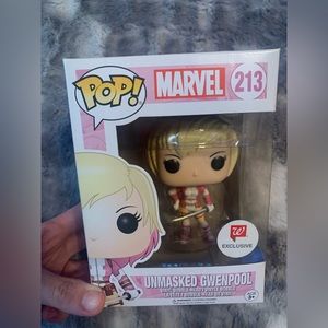 Funko Pop 213 Marvel Unmasked Gwenpool (Walgreens Exclusive) NEW IN BOX